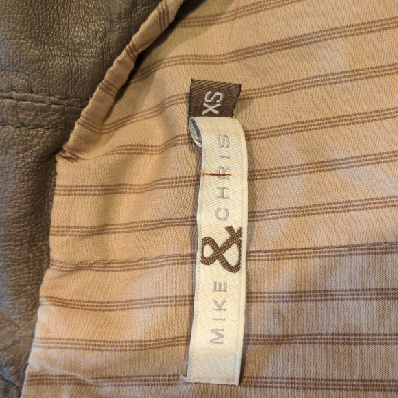 Mike & Chris Leather Jacket Size XS - Picture 7 of 13